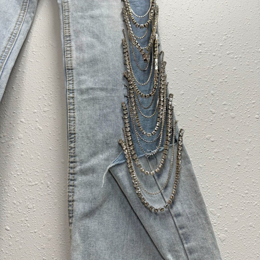 Kiwi Rhinestone Jeans - Picture 5 of 13